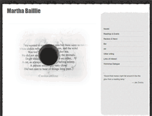 Tablet Screenshot of marthabaillie.ca